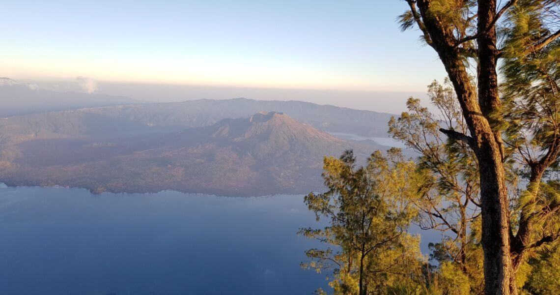 Blick auf den Mount Batur