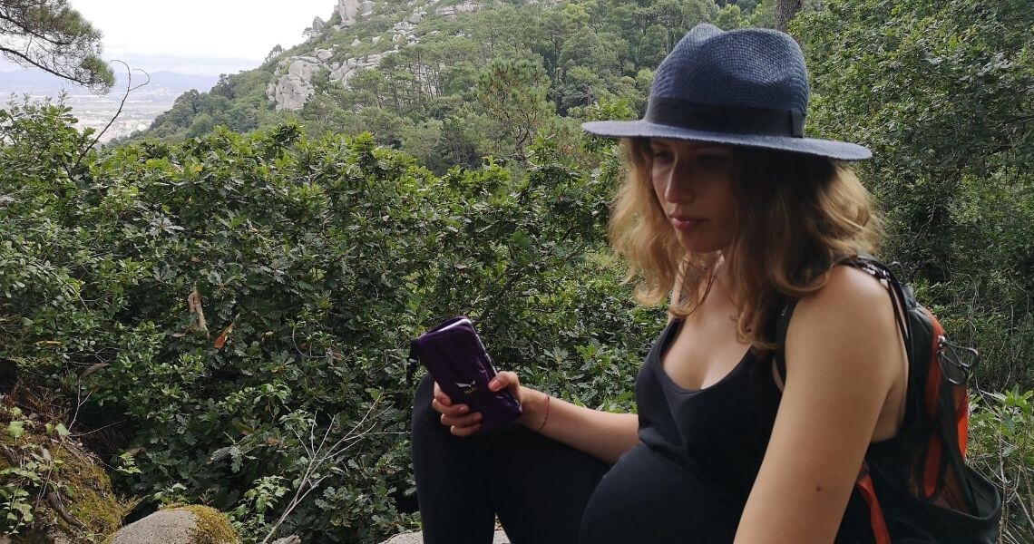 Pausen während der Wanderung in der Schwangerschaft